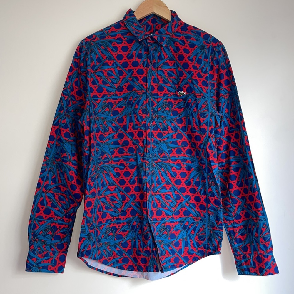 LACOSTE LIVE! | Vibrant button down shirt - Picture 7 of 11